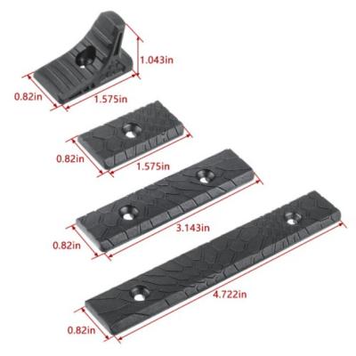 China Keymod Gun Rail Mount Metal Coated Nylon 4 Bar AK 47 5 7 9 13 Slot Handguard Gun Accessories For Tactile Hunting for sale