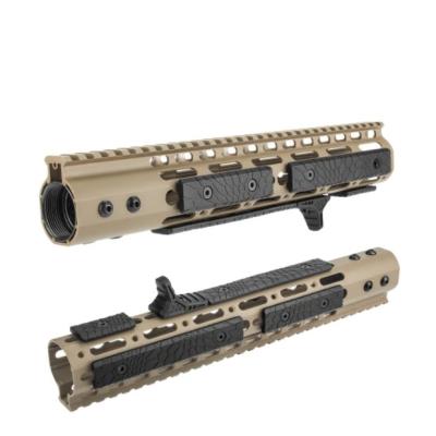 China Ar15 Accessories Coated Nylon Bottom Barrel Handguard Parts Tactical Picatinny Rail Actions Grip 223 Gold A2 Buffer Tube Kit for sale