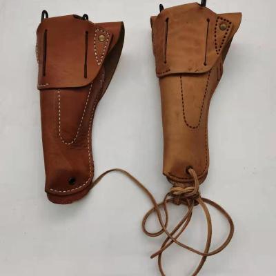 China Military Communication Solutions Leather Holster 1911 Quality Cow Leather Holster for sale