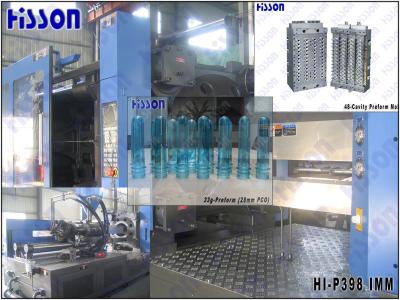 China Plastic Injection Molding Equipment , 398Tons PET Bottle Preform Making Machine for sale