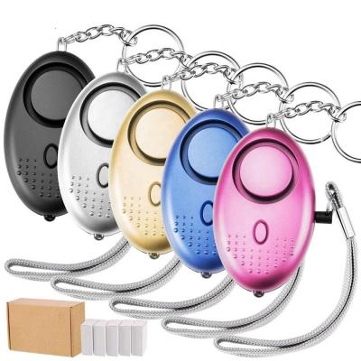 China Suitable for Amazon Ebay Hotsale 130DB Siren Women Safe Sound Personal Security Alarm Key Chain for sale