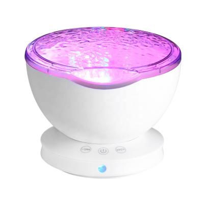 China Nursery Toddler Baby Kids Adults Kids Teenagers Mini Music Player LED Surf Projector Romantic Night Light for Indoor Lighting for sale