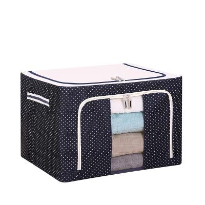 China Customized Viable Oxford Cloth Folding Storage Box Household Toys Universal Washable Clothing Quilt Storage Box Storage Box for sale