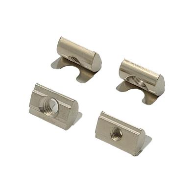 China High quality aluminum profile t slot aluminum accessories roll in t nut profile aluminum track for sale