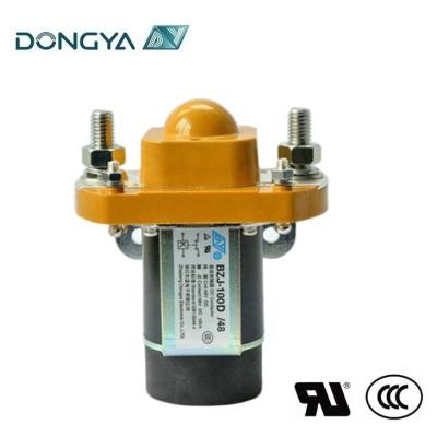 China Dongya 100 Amper BZJ-100D SPST-NC DC Contactor for UPS BZJ-100D for sale