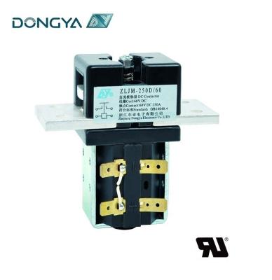 China Dongya Low Voltage ZLJM-250D BUS BAR TYPE SPST-NO DC Contactor for Auto and Train ZLJM-250D for sale