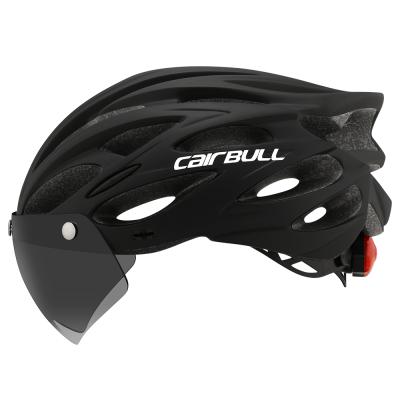 China Lifestyle Road/Tour/MTB/Enduro/Off-Road/Trail CAIRBULL ALLROAD Cycling Helmet With Tail Light&Detachable Lens Magnetic Bicycle Helmet mtb Bike Helmets Adult for sale