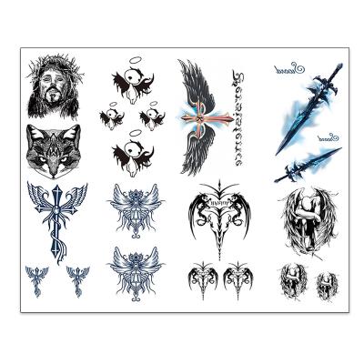 China High Quality Temporary Mini Angel's Wings Stickers Temporary Tattoo Stickers For Kids Waterproof Durable Fashion X for sale