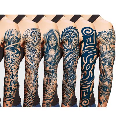 China Extended ARM temporary tattoo stickers waterproof long lasting fashion GZQB high quality temporary herbs and juice semi permanent stickers for sale