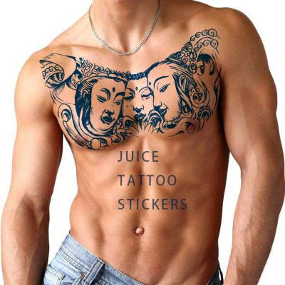 China High Quality Semi Permanentdemons Temporary And Waterproof Lasting Fashion GZXT Temporary Tattoo Stickers Buddhism Herbs And Juices for sale