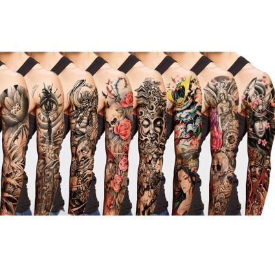 China Fashion Customized Full Sleeve Temporary Tattoo Stickers Temporary Tattoo Stickers Waterproof Long Lasting Strategist for sale