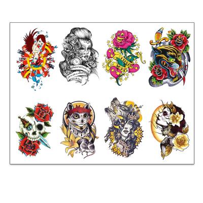 China New School High Quality Temporary Realistic Temporary Tattoo Sticker Waterproof And Durable Sexy Fashion HB for sale