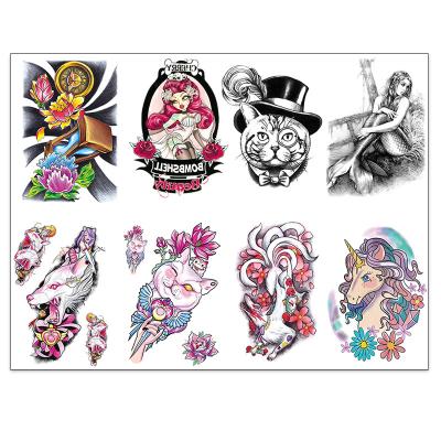 China High Quality Realistic Temporary Tattoo Sticker Waterproof And Durable Sexy Fashion HB Fairy Tales Realistic Temporary Tattoo Sticker for sale