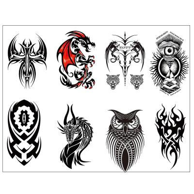 China High Quality Temporary Dragon Totem Realistic Temporary Tattoo Sticker Waterproof And Long Lasting Sexy Fashion TBS for sale