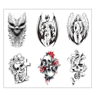 China Realistic Temporary Evil Power Temporary Tattoo Sticker High Quality Waterproof And Durable TBS Fashion Sexy Fashion for sale