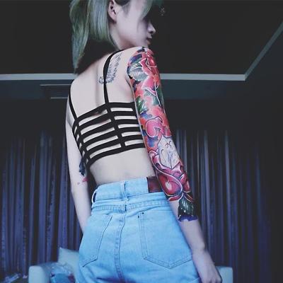 China Large Temporary Harmless Red Temporary High Quality Arms Tattoo Waterproof And Long Lasting Fashion Sticker Sex for sale