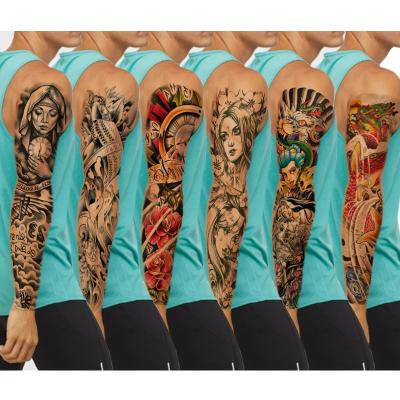 China High Quality Environmental Friendly And Harmless Large Temporary Arms Tattoo Fashion Sticker Waterproof And Long Lasting QUARTER for sale