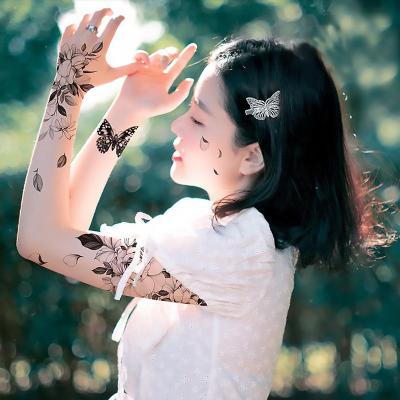 China TH Wholesale fashion high quality temporary colorful flower temporary tattoo sticker waterproof and durable sexy fashion for sale