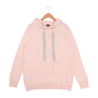 China Anti-pilling Women Cotton Knitted Autumn Spring Crewneck Rose Hoodies Pullover Women's Custom Printed Sweatshirt Hoodies for sale