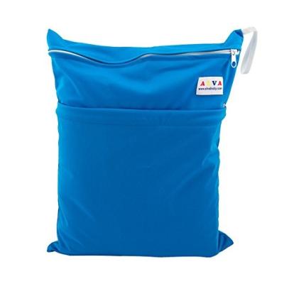 中国 Washable & leakproof Wet Dry bag Waterproof Reusable Wet Bags with Two Zippered Pockets 販売のため