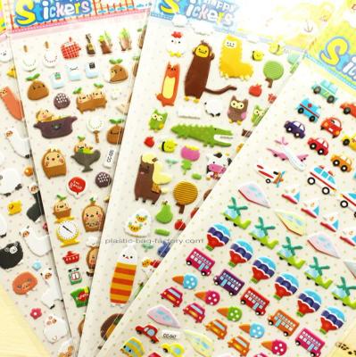 China Elegant Cartoon Foam Sticker Custom Puffy Stickers for Phone Decoration for sale