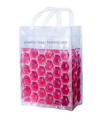 China Freezable Hot and Cold PVC Bottle Handbags Carrier with Non-toxic Gel liquid , 20x15x18 CM for sale