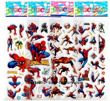 China Boy’s Favourite Cartoon Foam Stickers Custom EVA Puffy Stickers 3D Puffy Stickers for sale