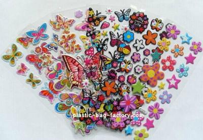 China Cute Lovely EVA Foam Stickers Kawaii Puffy Stickers for Children for sale