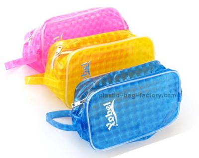 China Light-weight Reusable Yellow/Blue/Pink EVA Swimming Bag Organizer Pouch for Swimming Suit for sale