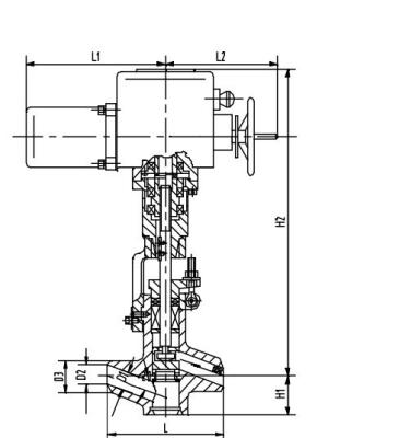 Chine Valve de centrale d'acier au carbone, soupapes de décharge J961Y DN20 DN32 à vendre