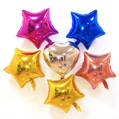 China Self-sealing wholesale birthday decorations themed party supplies kids star foil foil balloons for sale