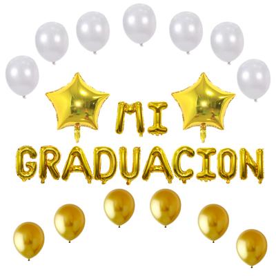 China High Quality 2021 Decoration Student Foil Balloon For Graduation Party My Graduation Balloons Supply Set for sale