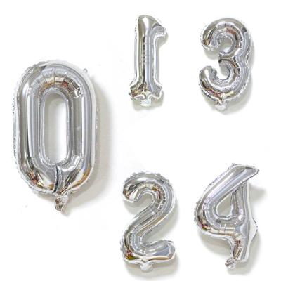 China High Quality Decoration Birthday 2022 Happy New Years Balloons Helium Number Foil Balloons for sale