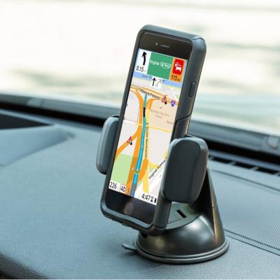 China Windshield Dashboard Mobile Phone Holder Suction Cup Design 375g Weight for sale