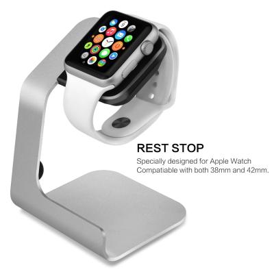 China Aluminium Apple Watch Dock Station Holder White Painting Better Stabilization for sale