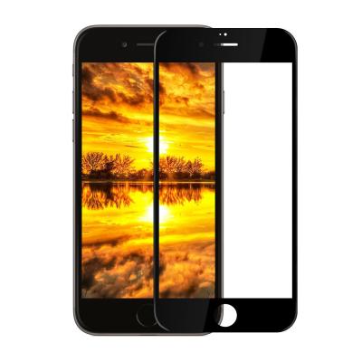 China 3D silkprint Full Cover Tempered Glass Screen Protector For  iPhone 6/6sBlack zu verkaufen