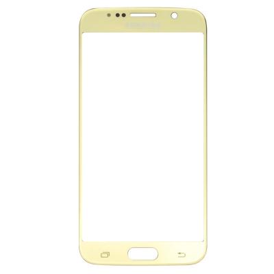 Cina Replacement Front Gold Screen Glass Lens for Samsung Galaxy S6 in vendita