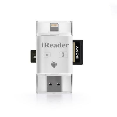 Chine Catégorie de lecteur de cartes de téléphone d'OTG USB MicroCell un milieu instantané pour IPhone/Android à vendre