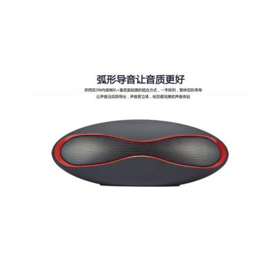 China Drahtloser Bluetooth Sprecher roter des Mikro-X6 Fußball Protable für Iphone X zu verkaufen