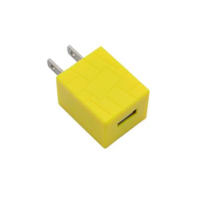 China Yellow Charge 3.0 QC Fast Cell Phone Chargers , 5V USB Port Travel Charger for sale