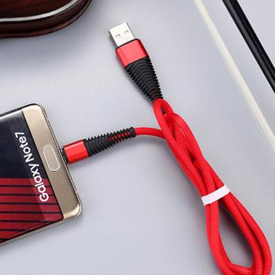 China Portable Data Charge Black Red White Blue Micro USB Cable Customized Length for sale