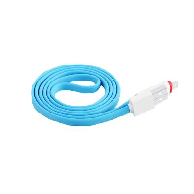 China LED Noodle Mobile Phone Charger Cable For Iphone 6 / 6 Plus / 7 / 7 Plus for sale