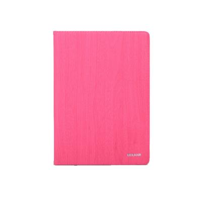 China Washable Slim Beeanr Wood Grain Leather Ipad Case With Water Transfer Printing for sale