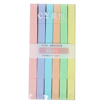 China Promotional Markers & Custom Marker Highlighter Bar Customized by Macron Color Highlighter Bars in Six Colors for sale