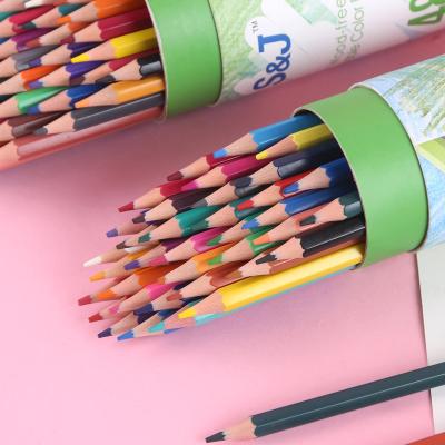 China TChildren's Drawing Pen Students' Pencil Suit With Barrel36Color Colorful Oily Pencil Art Supplies 030 for sale