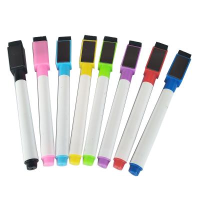 China Wholesale Custom Color Erasable Pen Wholesale Custom Color Magnetic Whiteboard Marker Pen Stationery Stationery Office Supplies Magnetic Dry Erase Pen for sale