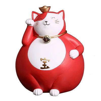 China Lucky light luxury creative home ornaments cat sale home decor simple modern warm minimalist ornaments for sale