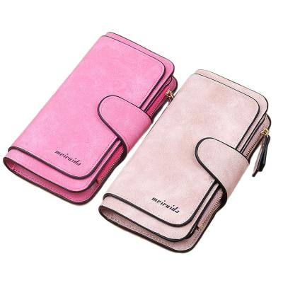 China None 30% OFF 2019 Fashion Women's Long Forever Wallet Purse PU Leather Triple Lady Clutch Wallet for sale