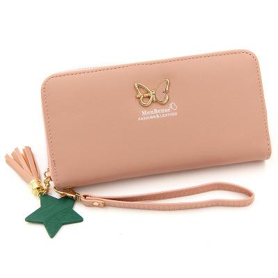 China Mrs. Mrs. MenBense's Wallet Japanese and Korean Single Zipper Long Multi-card Large Capacity Wallet for sale