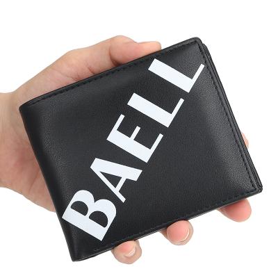 China None New Men's Color Short Pure Wallet Card Holder Card Wallet Simple Funky Creative Wholesale BW4035 for sale